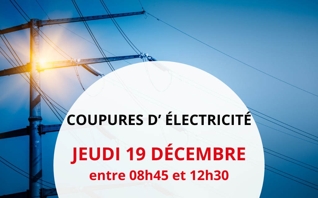 Coupures d’électricité